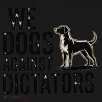 We Dogs Against Dictators Subtle Anti Trump Resist  Protest Women's Tank Top thumb 5
