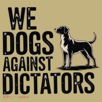 We Dogs Against Dictators Subtle Anti Trump Resist  Protest Mousepad thumb 1