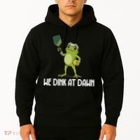 We Dink At Dawn Pickle Ball Hoodie thumb 2