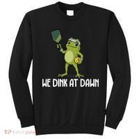We Dink At Dawn Pickle Ball Sweatshirt thumb 0
