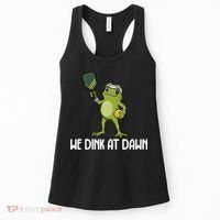 We Dink At Dawn Pickle Ball Women's Tank Top thumb 0