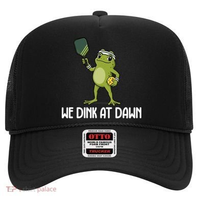 We Dink At Dawn Pickle Ball Hat