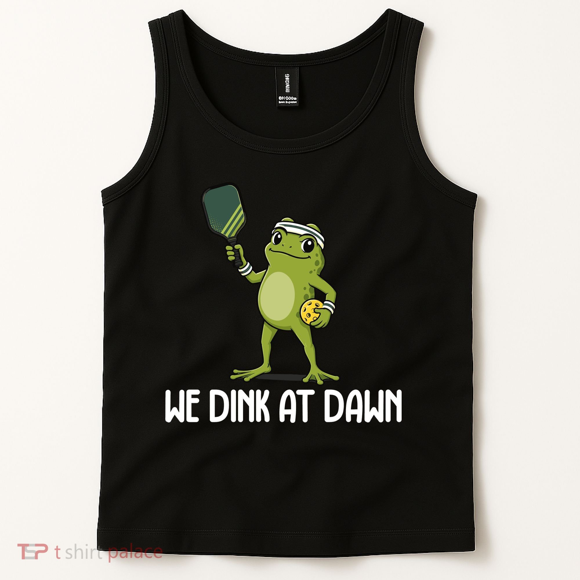 We Dink At Dawn Pickle Ball Tank Top