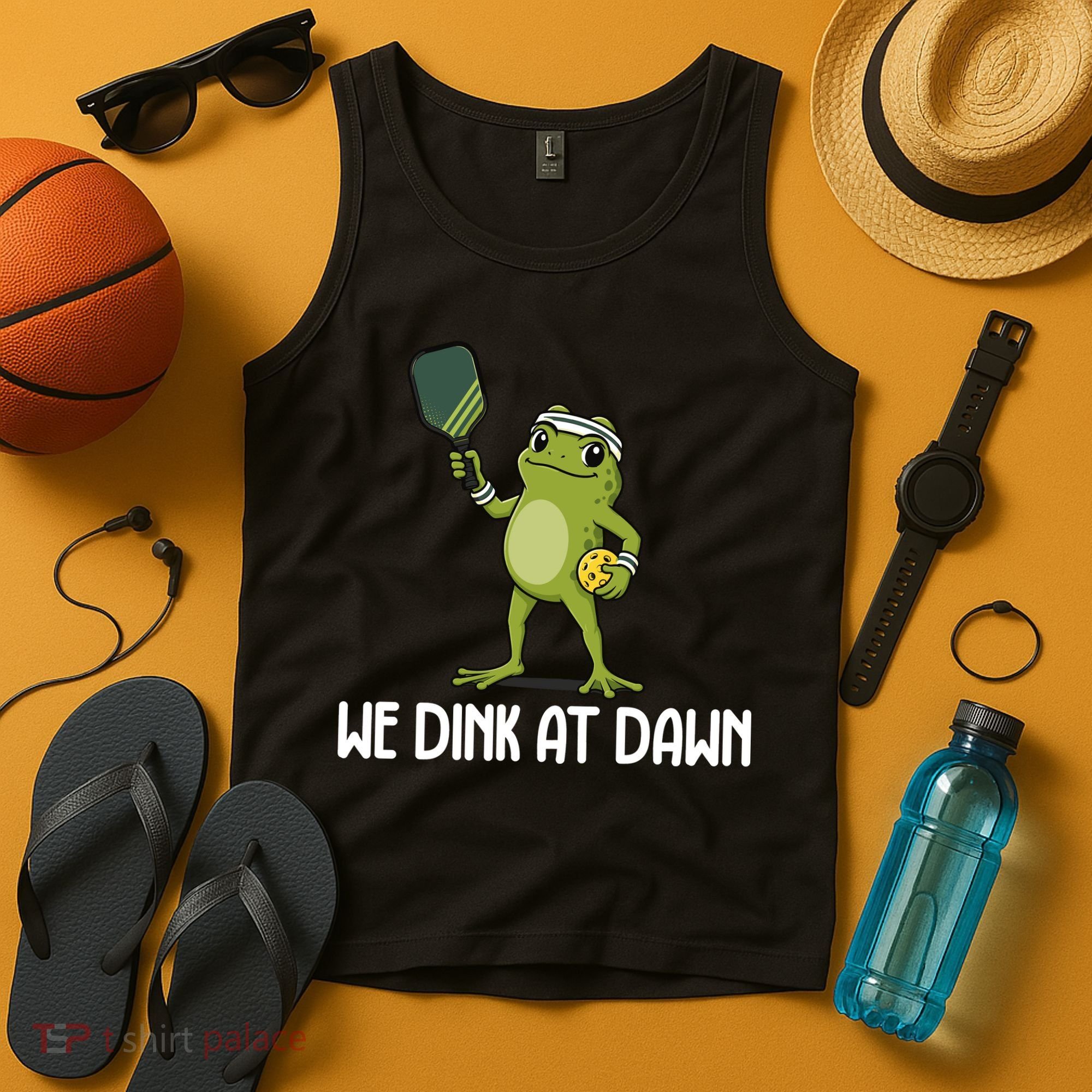 We Dink At Dawn Pickle Ball Tank Top