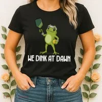 We Dink At Dawn Pickle Ball Women's T-Shirt thumb 2