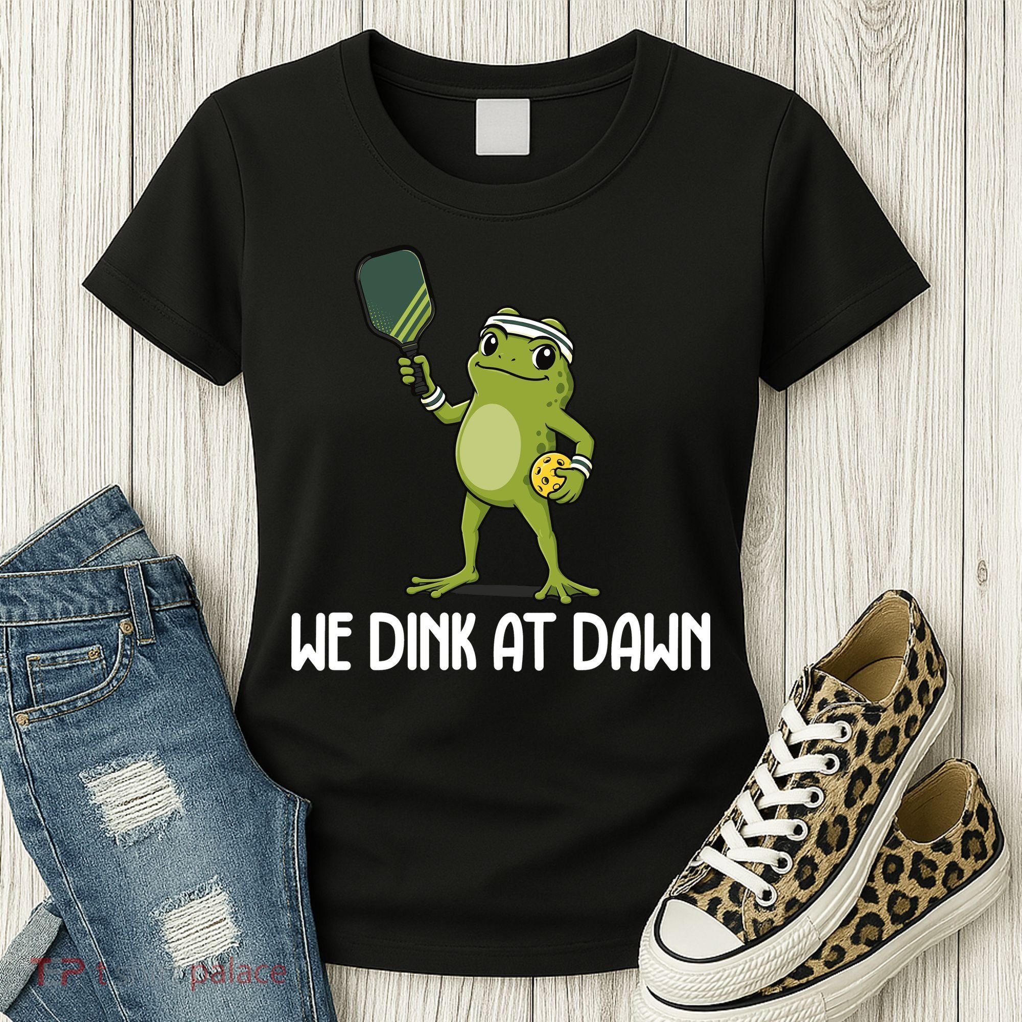 We Dink At Dawn Pickle Ball Women's T-Shirt