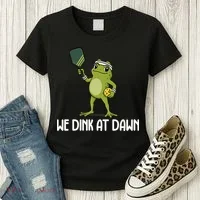 We Dink At Dawn Pickle Ball Women's T-Shirt thumb 3