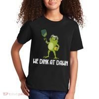 We Dink At Dawn Pickle Ball Kids T-Shirt thumb 2