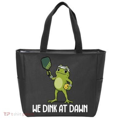 We Dink At Dawn Pickle Ball Tote Bag