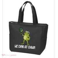 We Dink At Dawn Pickle Ball Tote Bag thumb 3