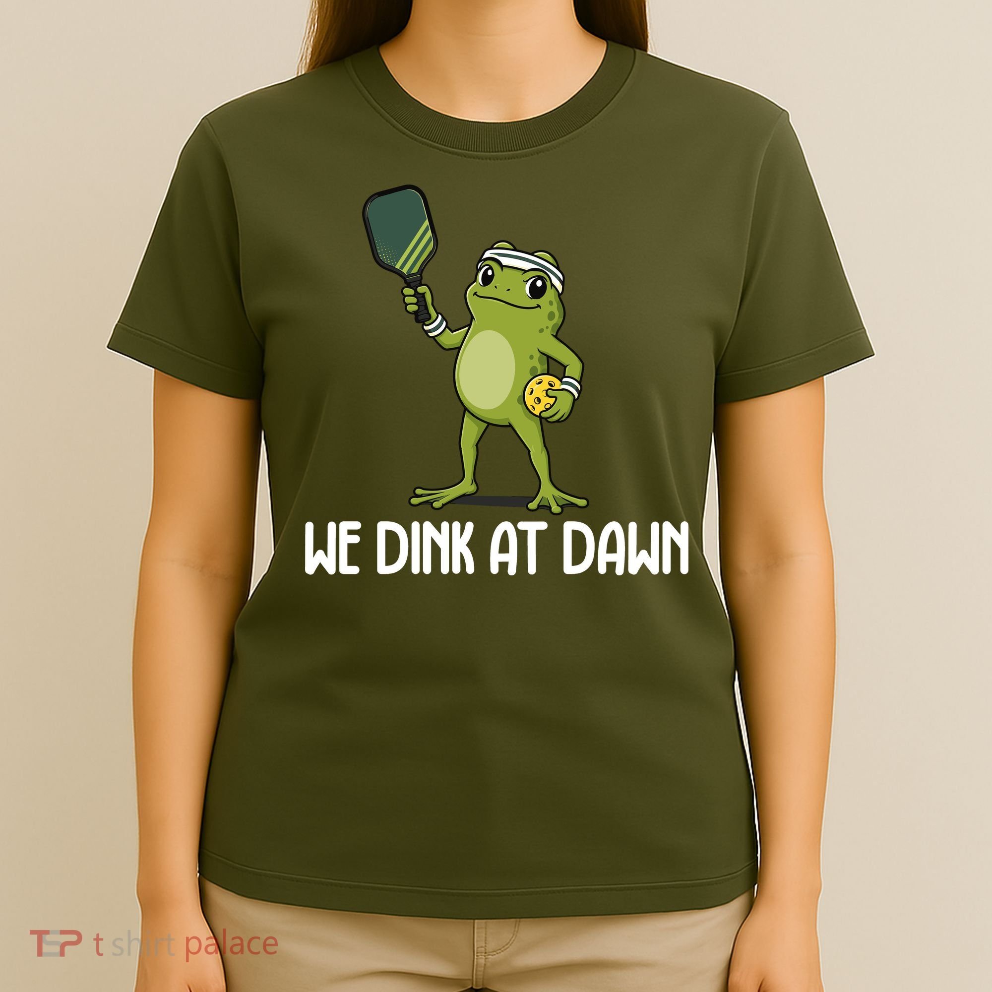 We Dink At Dawn Pickle Ball T-Shirt