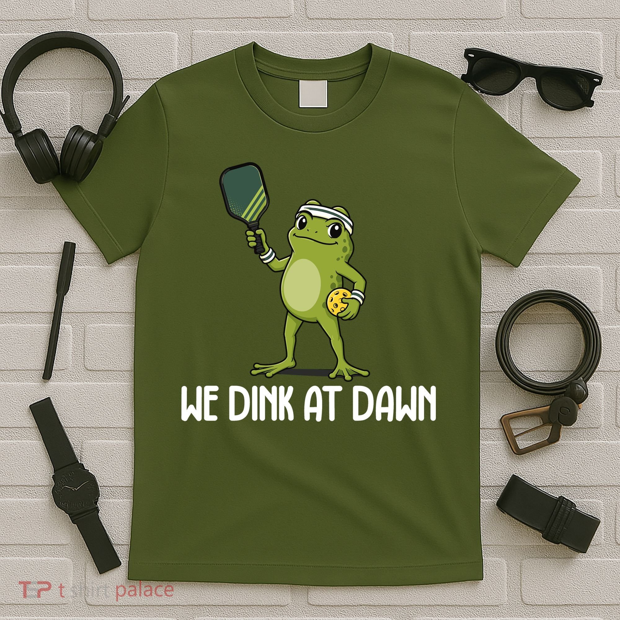 We Dink At Dawn Pickle Ball T-Shirt