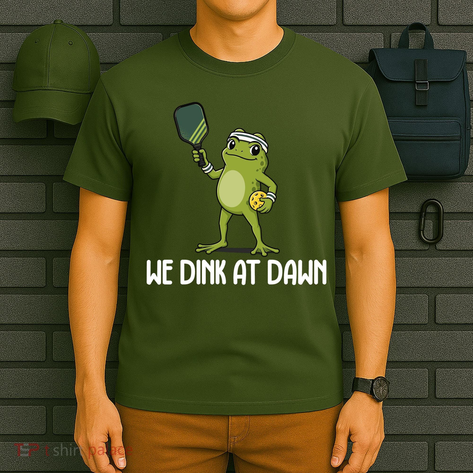 We Dink At Dawn Pickle Ball T-Shirt