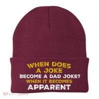 When Does A Joke Become A Dad Joke When It Becomes Apparent Beanie thumb 0