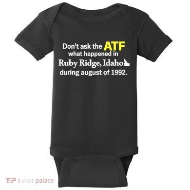 Wendigoon Don’T Ask The Atf Baby Bodysuit