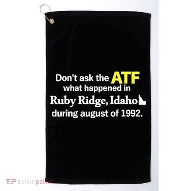 Wendigoon Don’T Ask The Atf Golf Towel