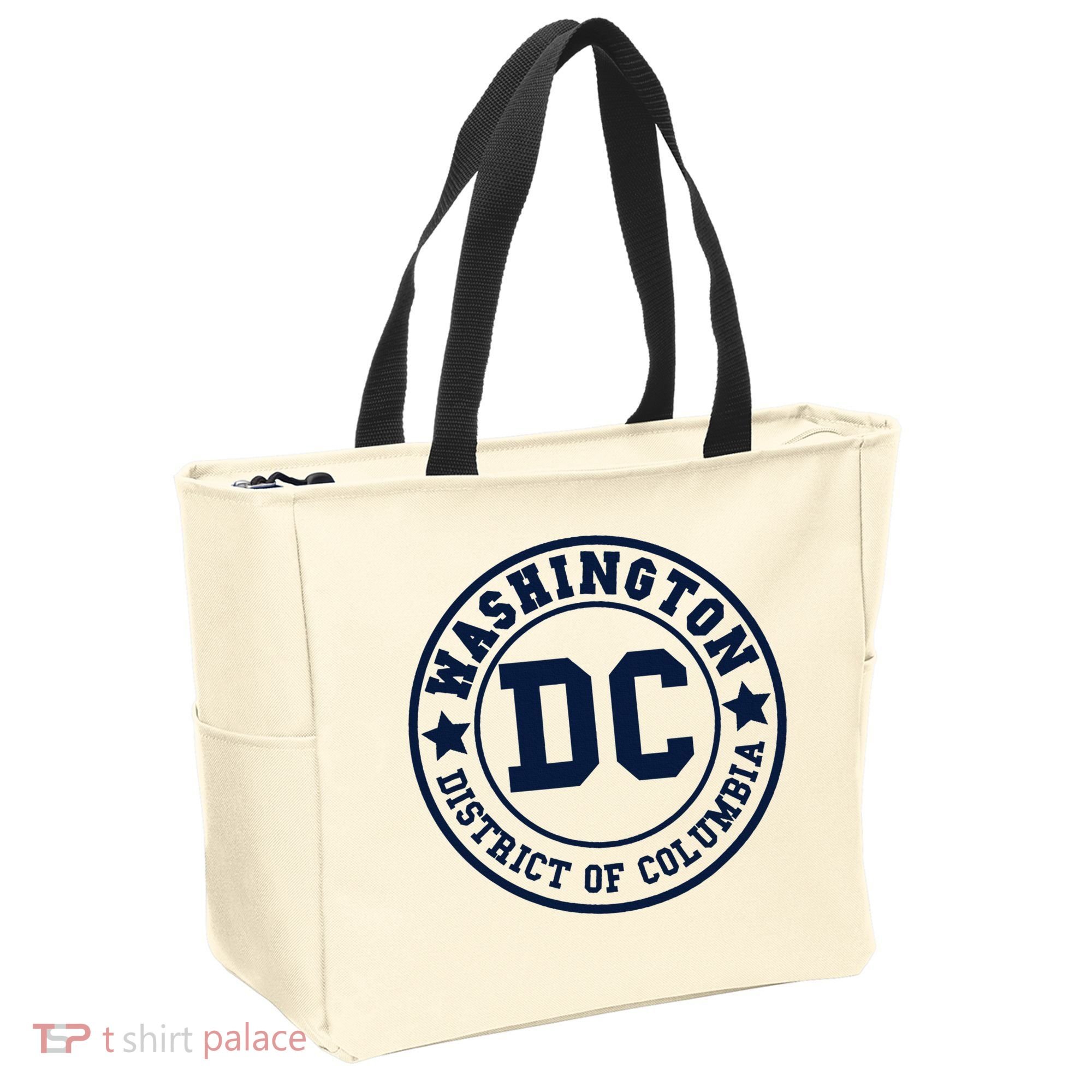 Washington Dc Athletic Throwback Tote Bag