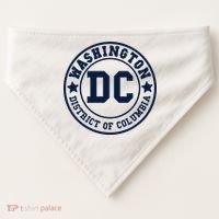 Washington Dc Athletic Throwback USA-Made Doggie Bandana thumb 0