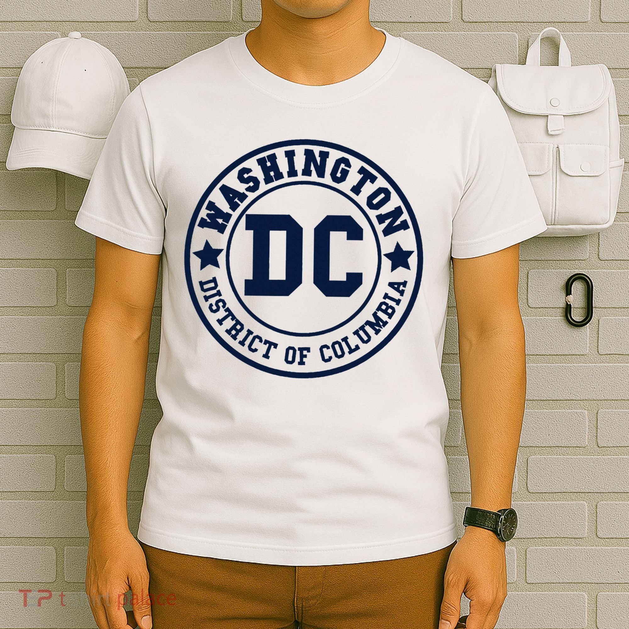 Washington Dc Athletic Throwback T-Shirt