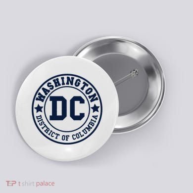 Washington Dc Athletic Throwback Button