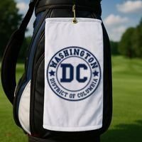 Washington Dc Athletic Throwback Golf Towel thumb 2