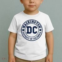 Washington Dc Athletic Throwback Toddler T-Shirt thumb 2