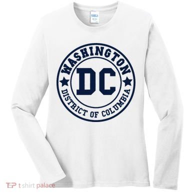 Washington Dc Athletic Throwback Women's Long Sleeve Shirt