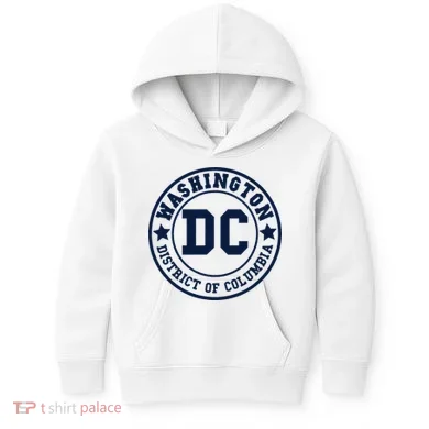 Washington Dc Athletic Throwback Kids Hoodie