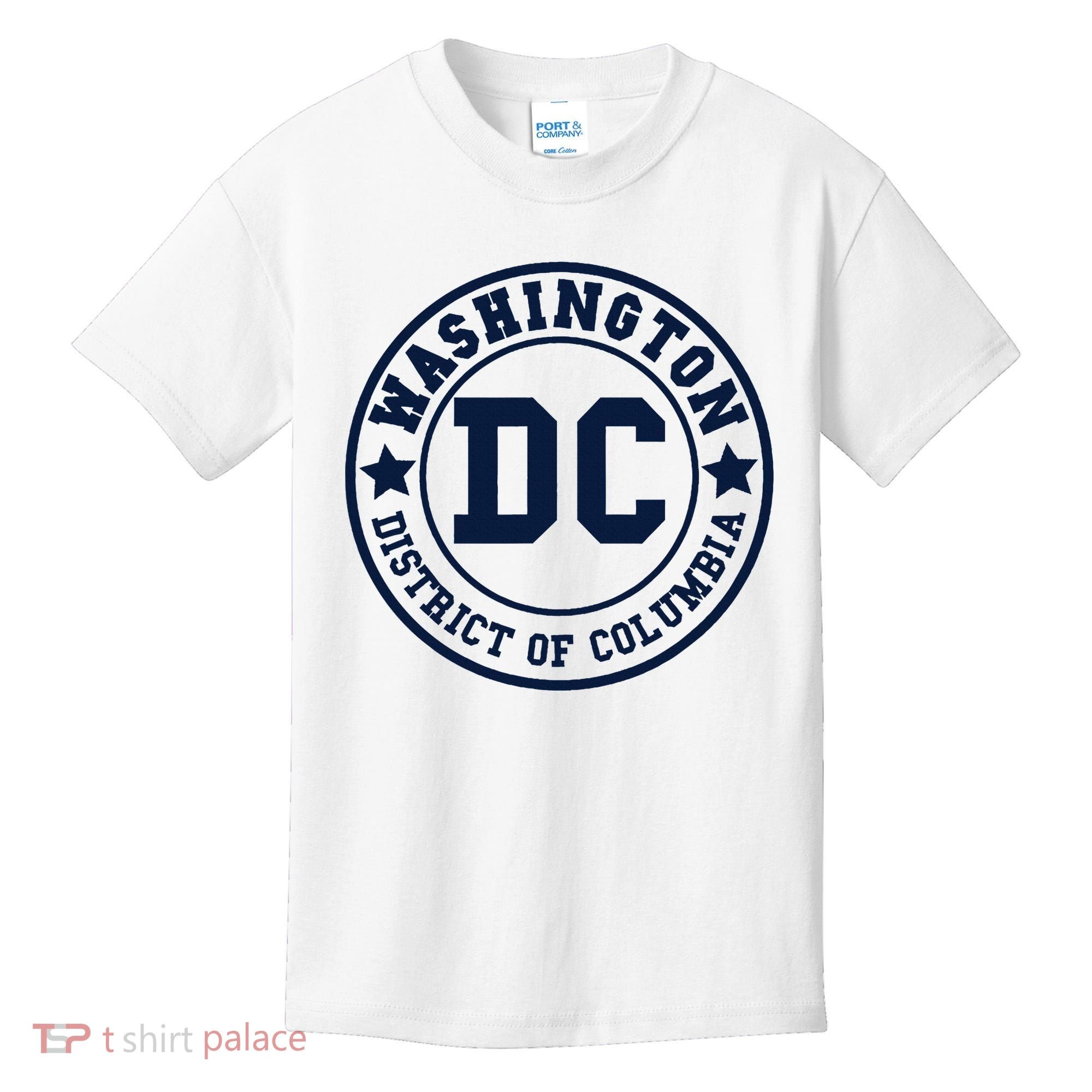 Washington Dc Athletic Throwback Kids T-Shirt