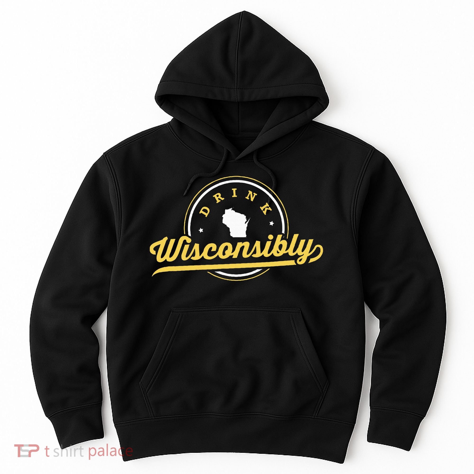 Wisconsin Drinking Alcoholic Wisconsinites Funny Beer Lover Hoodie