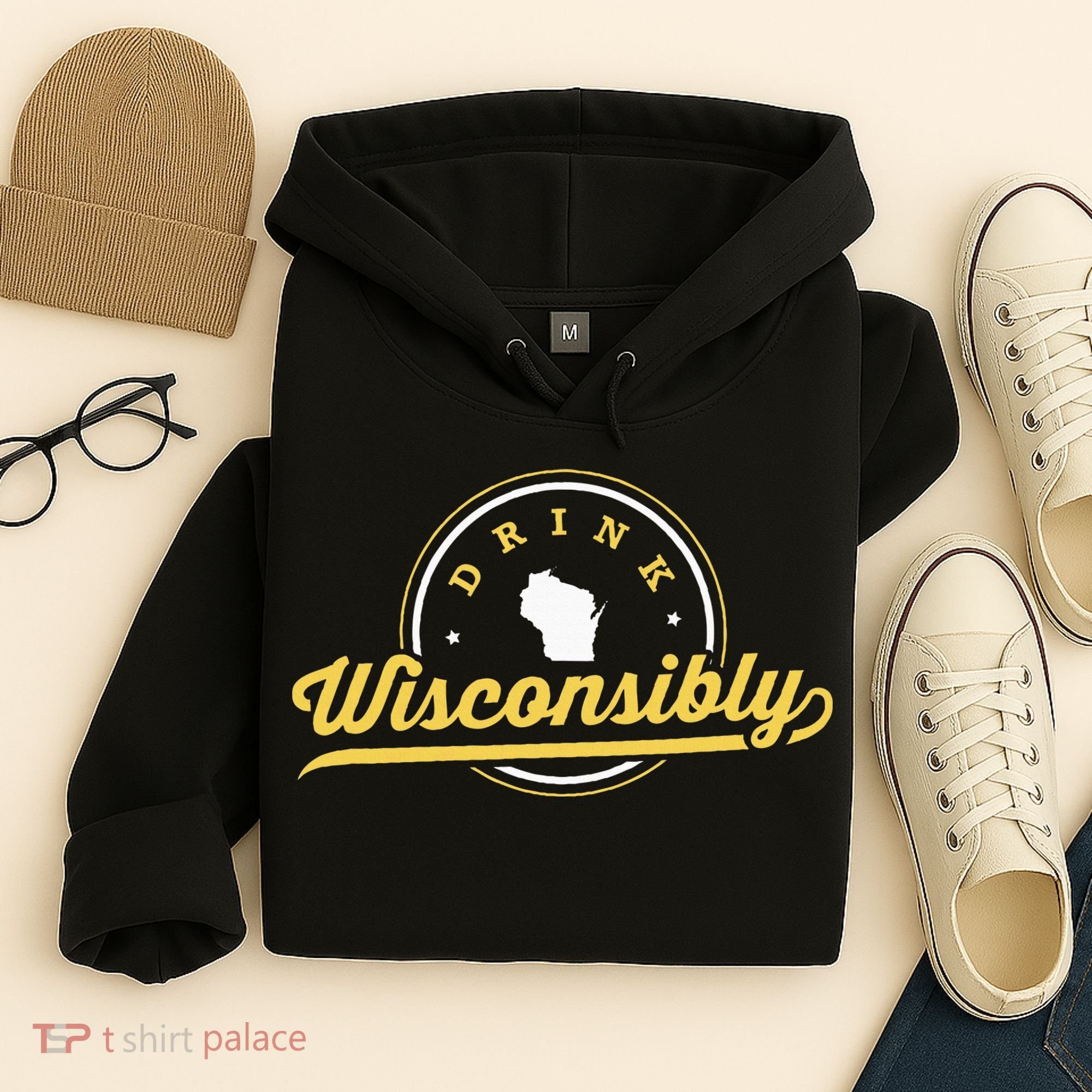 Wisconsin Drinking Alcoholic Wisconsinites Funny Beer Lover Hoodie