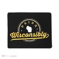 Wisconsin Drinking Alcoholic Wisconsinites Funny Beer Lover Mousepad thumb 0