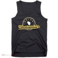 Wisconsin Drinking Alcoholic Wisconsinites Funny Beer Lover Tank Top thumb 0