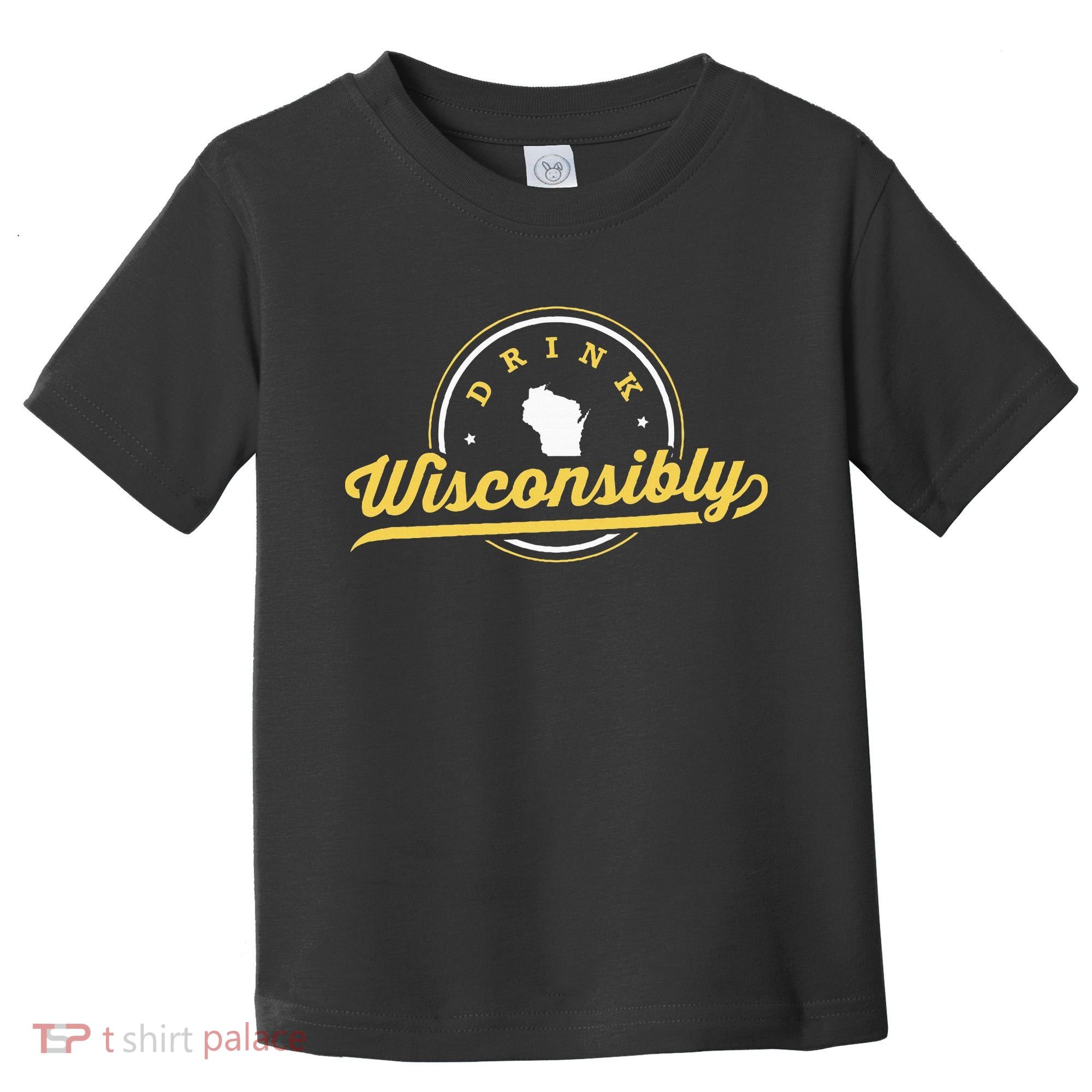 Wisconsin Drinking Alcoholic Wisconsinites Funny Beer Lover Toddler T-Shirt