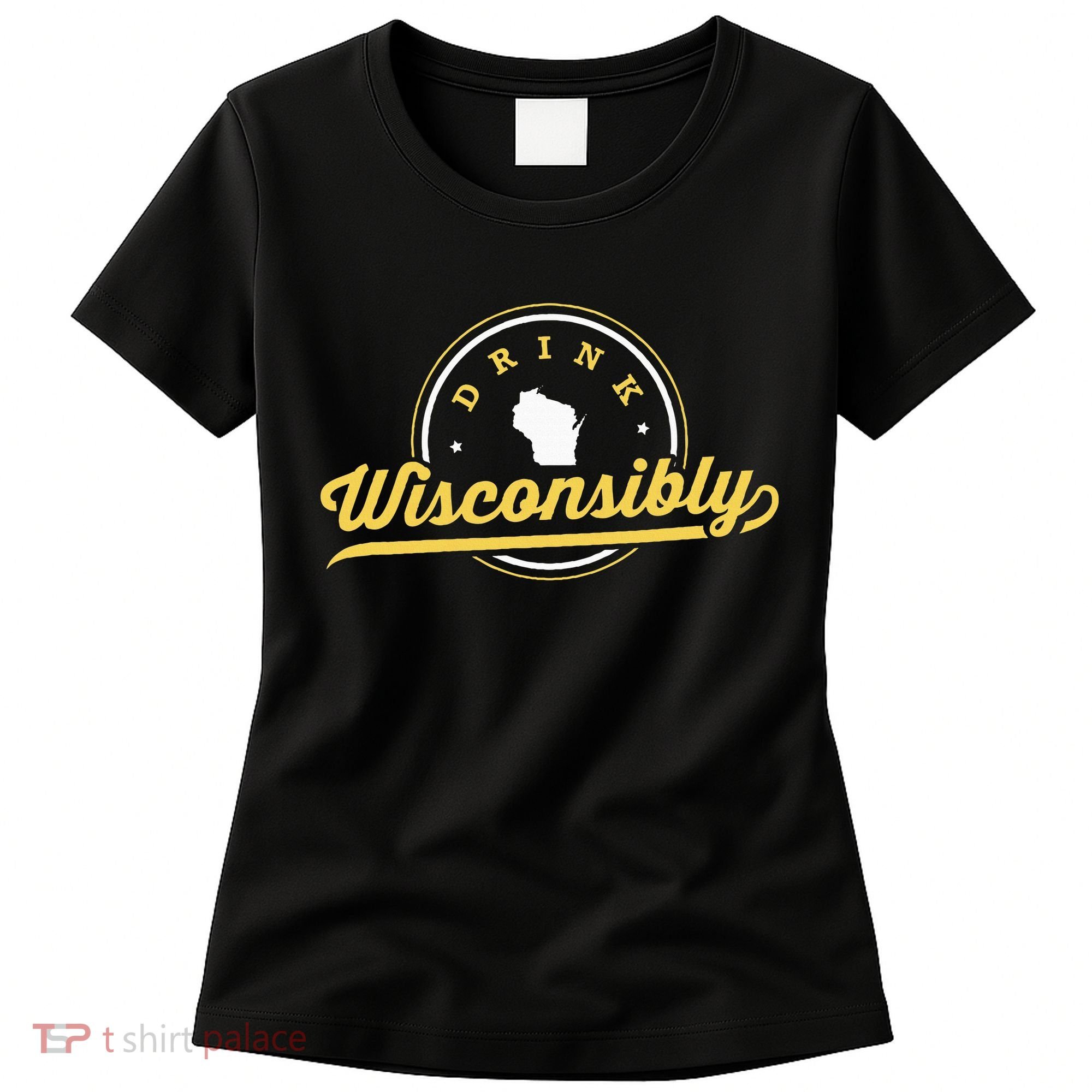 Wisconsin Drinking Alcoholic Wisconsinites Funny Beer Lover Women's T-Shirt