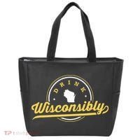 Wisconsin Drinking Alcoholic Wisconsinites Funny Beer Lover Tote Bag thumb 0