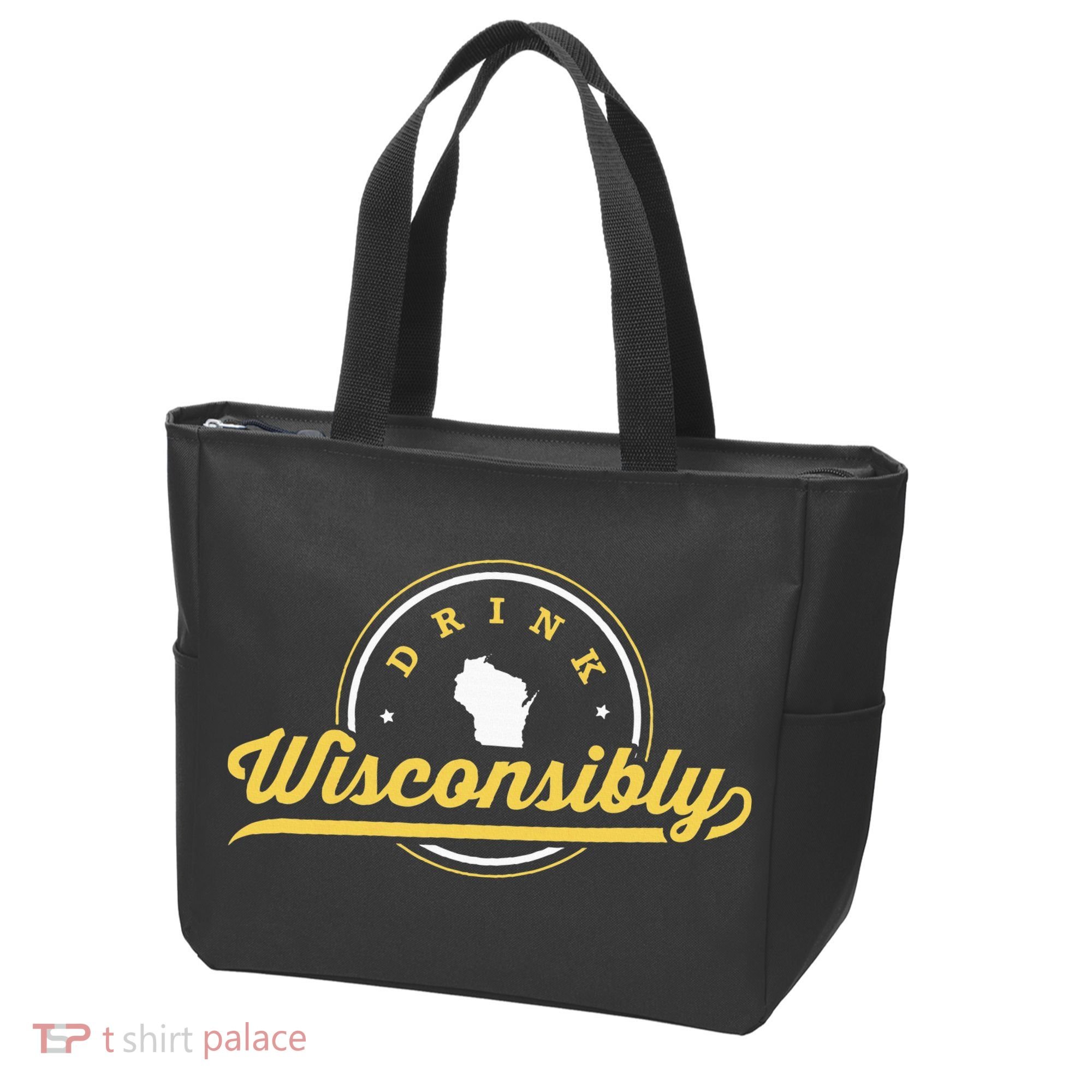 Wisconsin Drinking Alcoholic Wisconsinites Funny Beer Lover Tote Bag