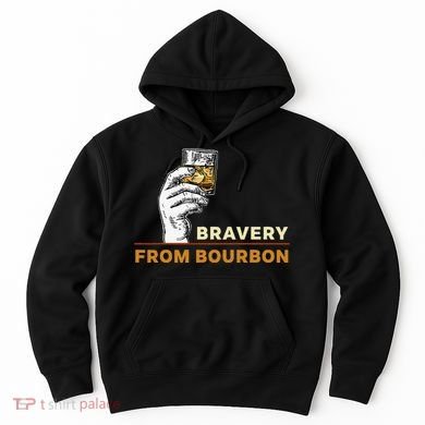 Whisky Drinkers Bravery Bourbon Drinkers Lovers Boho Hoodie