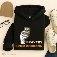 Whisky Drinkers Bravery Bourbon Drinkers Lovers Boho Hoodie thumb 4