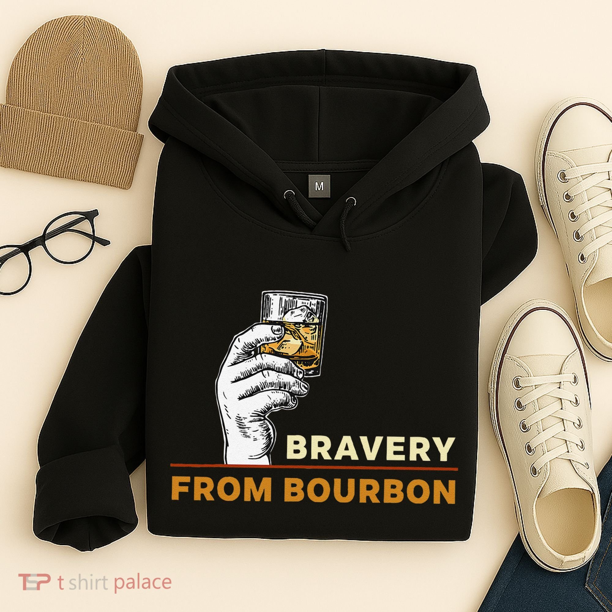 Whisky Drinkers Bravery Bourbon Drinkers Lovers Boho Hoodie
