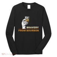 Whisky Drinkers Bravery Bourbon Drinkers Lovers Boho Long Sleeve Shirt thumb 0