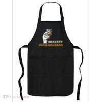Whisky Drinkers Bravery Bourbon Drinkers Lovers Boho Apron thumb 0