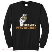 Whisky Drinkers Bravery Bourbon Drinkers Lovers Boho Sweatshirt thumb 0