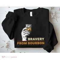 Whisky Drinkers Bravery Bourbon Drinkers Lovers Boho Sweatshirt thumb 2