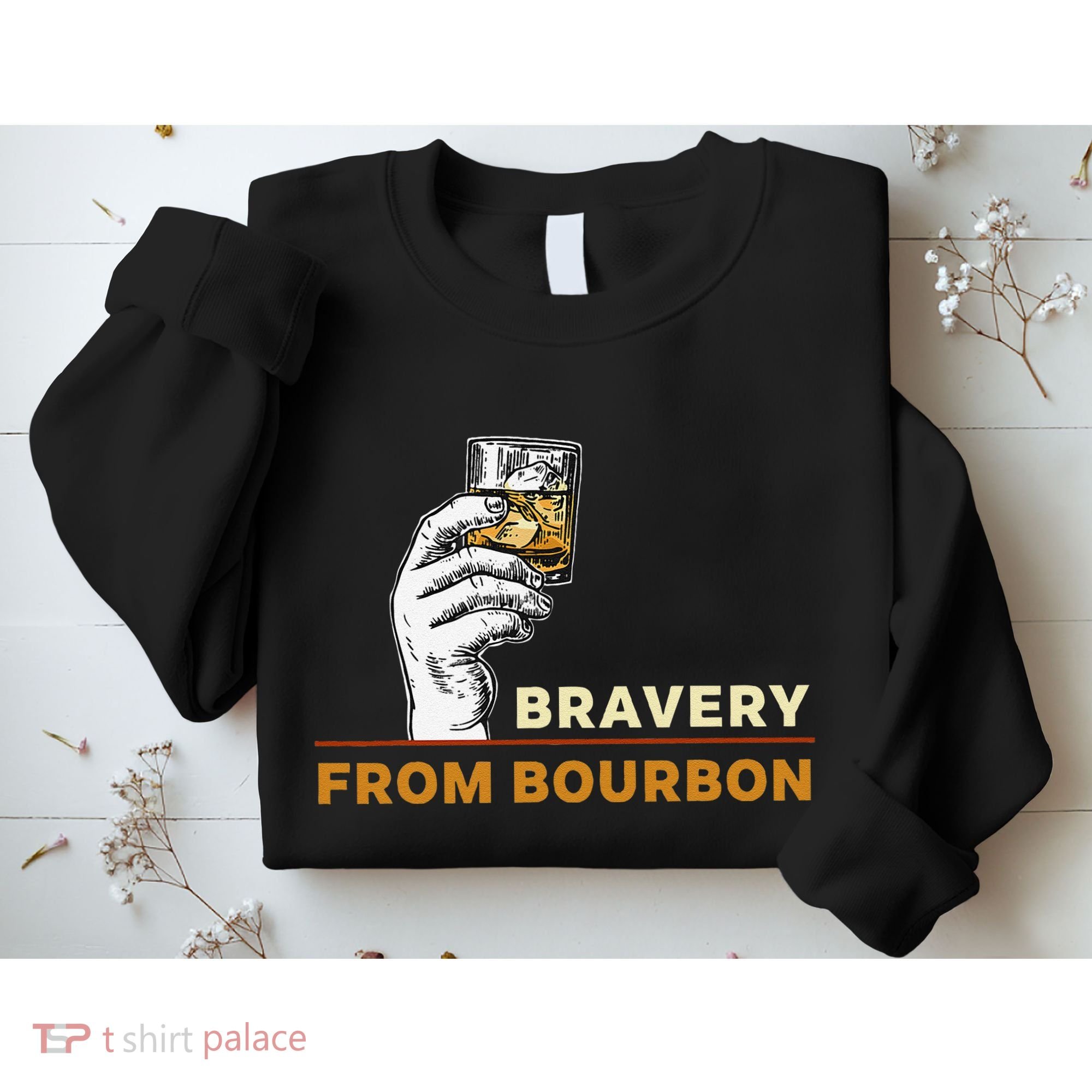 Whisky Drinkers Bravery Bourbon Drinkers Lovers Boho Sweatshirt