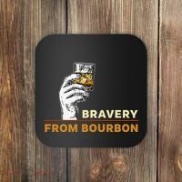 Whisky Drinkers Bravery Bourbon Drinkers Lovers Boho Coaster thumb 0