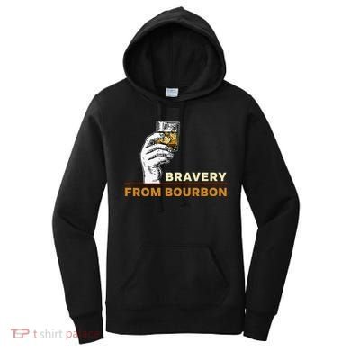 Whisky Drinkers Bravery Bourbon Drinkers Lovers Boho Women's Hoodie