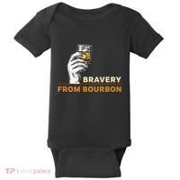 Whisky Drinkers Bravery Bourbon Drinkers Lovers Boho Baby Bodysuit thumb 0