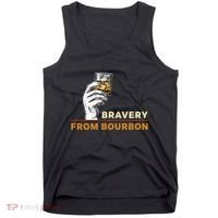 Whisky Drinkers Bravery Bourbon Drinkers Lovers Boho Tank Top thumb 0