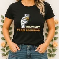 Whisky Drinkers Bravery Bourbon Drinkers Lovers Boho Women's T-Shirt thumb 2